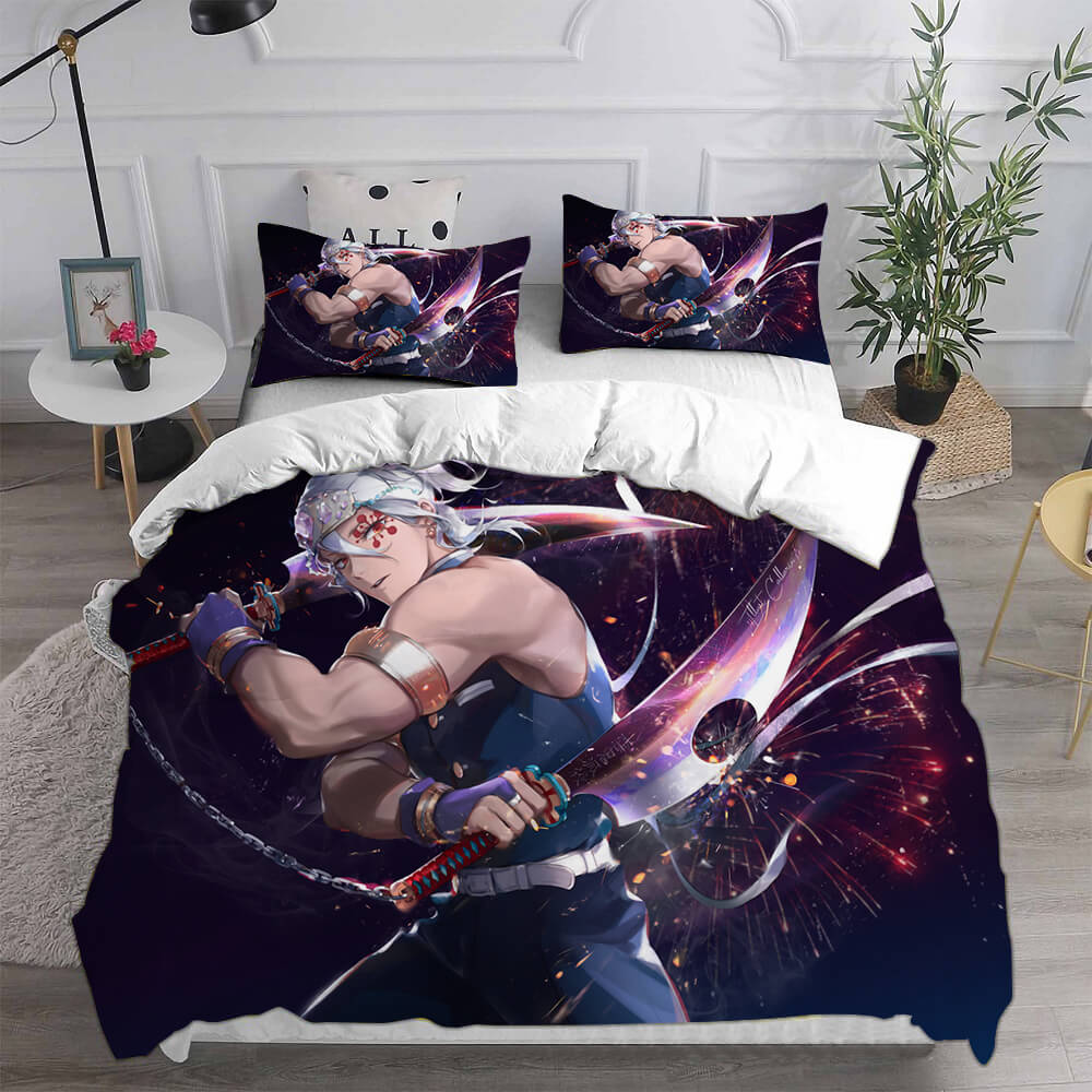 Demon Slayer Kimetsu no Yaiba Bedding Set Duvet Cover Quilt Bed Sets (Online Order Only)