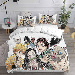 Demon Slayer Kimetsu no Yaiba Bedding Set Duvet Cover Quilt Bed Sets (Online Order Only)