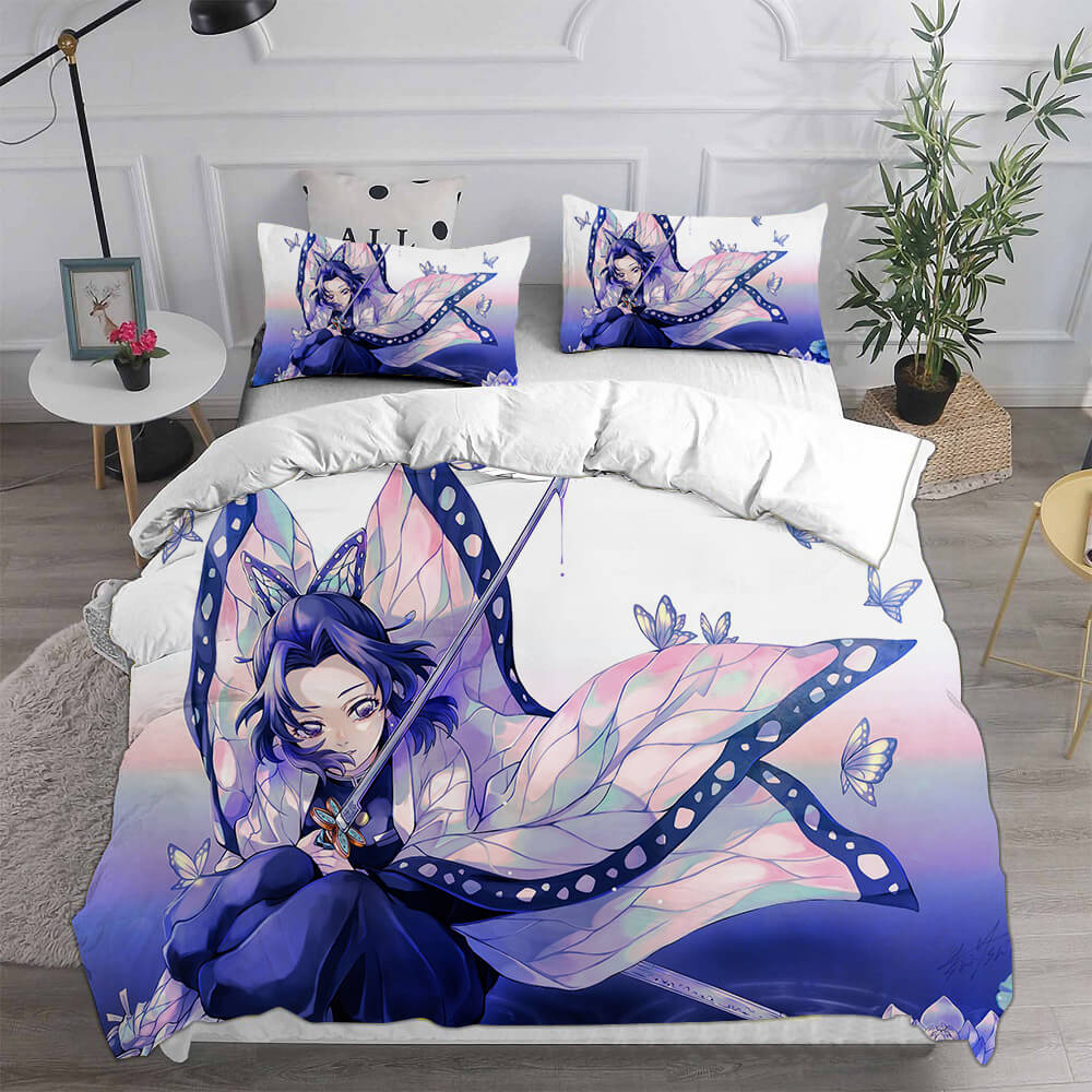 Demon Slayer Kimetsu no Yaiba Bedding Set Duvet Cover Quilt Bed Sets (Online Order Only)
