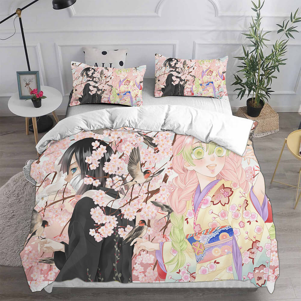 Demon Slayer Kimetsu no Yaiba Bedding Set Duvet Covers Quilt Bed Sets (Online Order Only)
