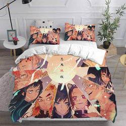 Demon Slayer Kimetsu no Yaiba Bedding Set Duvet Covers Quilt Bed Sets (Online Order Only)