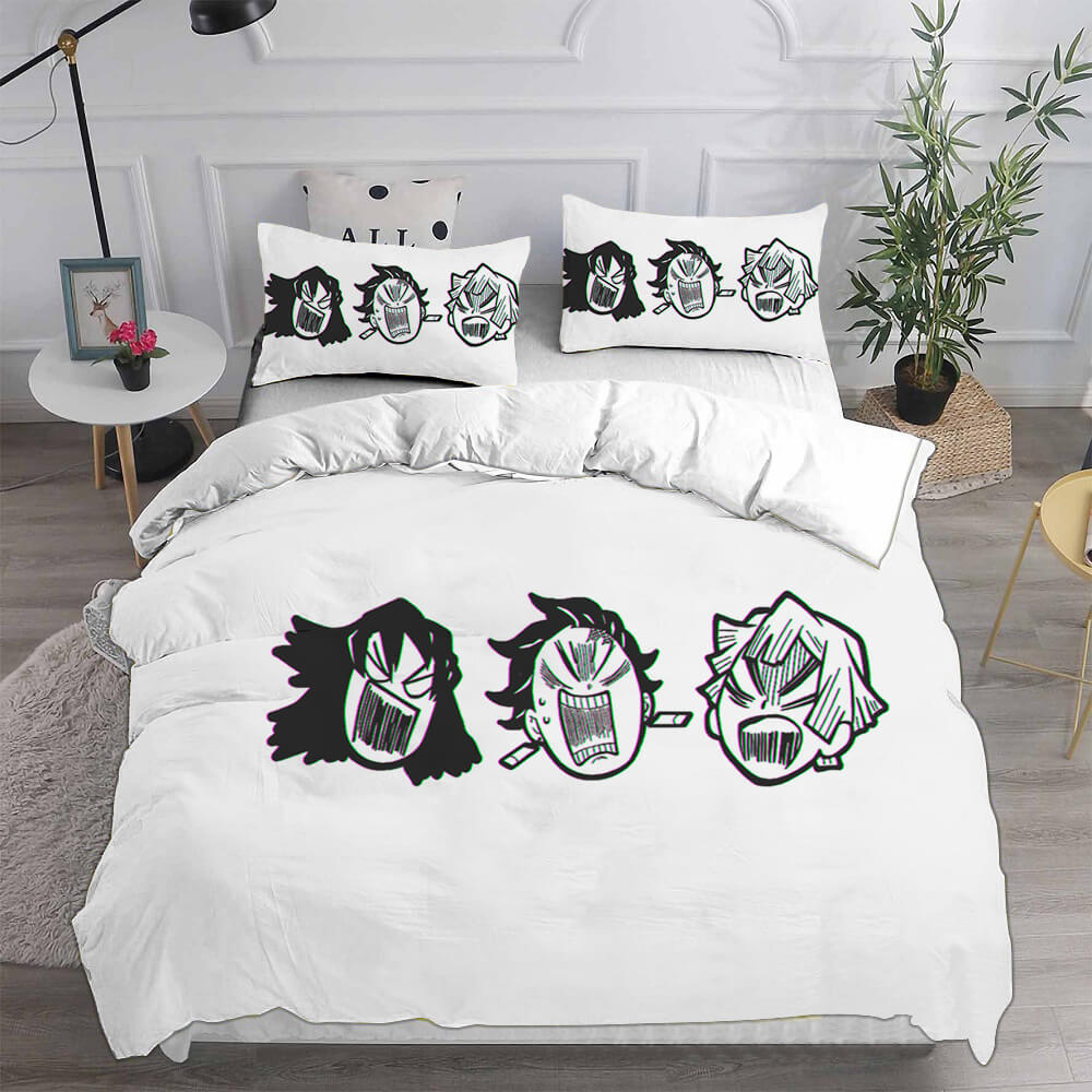 Demon Slayer Kimetsu no Yaiba Bedding Set Duvet Covers Quilt Bed Sets (Online Order Only)