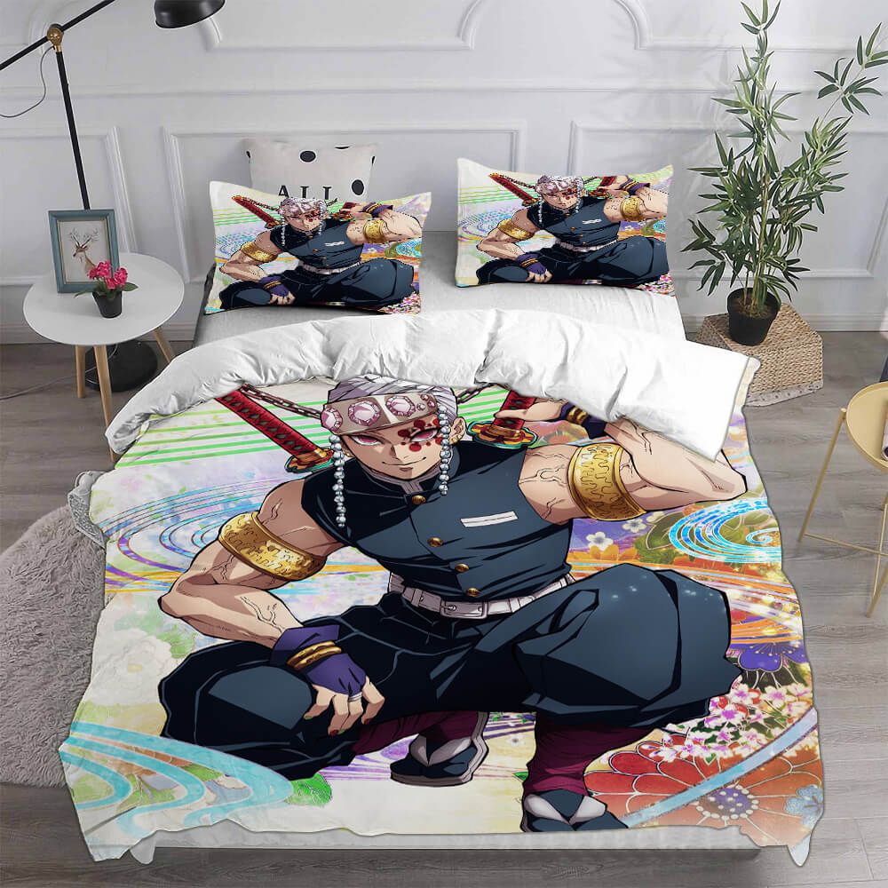 Demon Slayer Kimetsu no Yaiba Bedding Set Duvet Covers Quilt Bed Sets (Online Order Only)