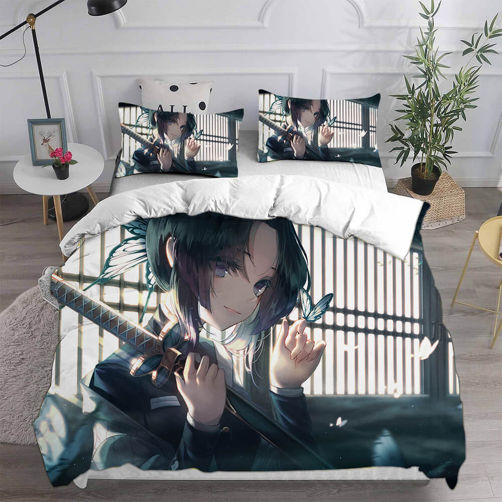 Demon Slayer Kimetsu no Yaiba Bedding Set Duvet Covers Quilt Bed Sets (Online Order Only)
