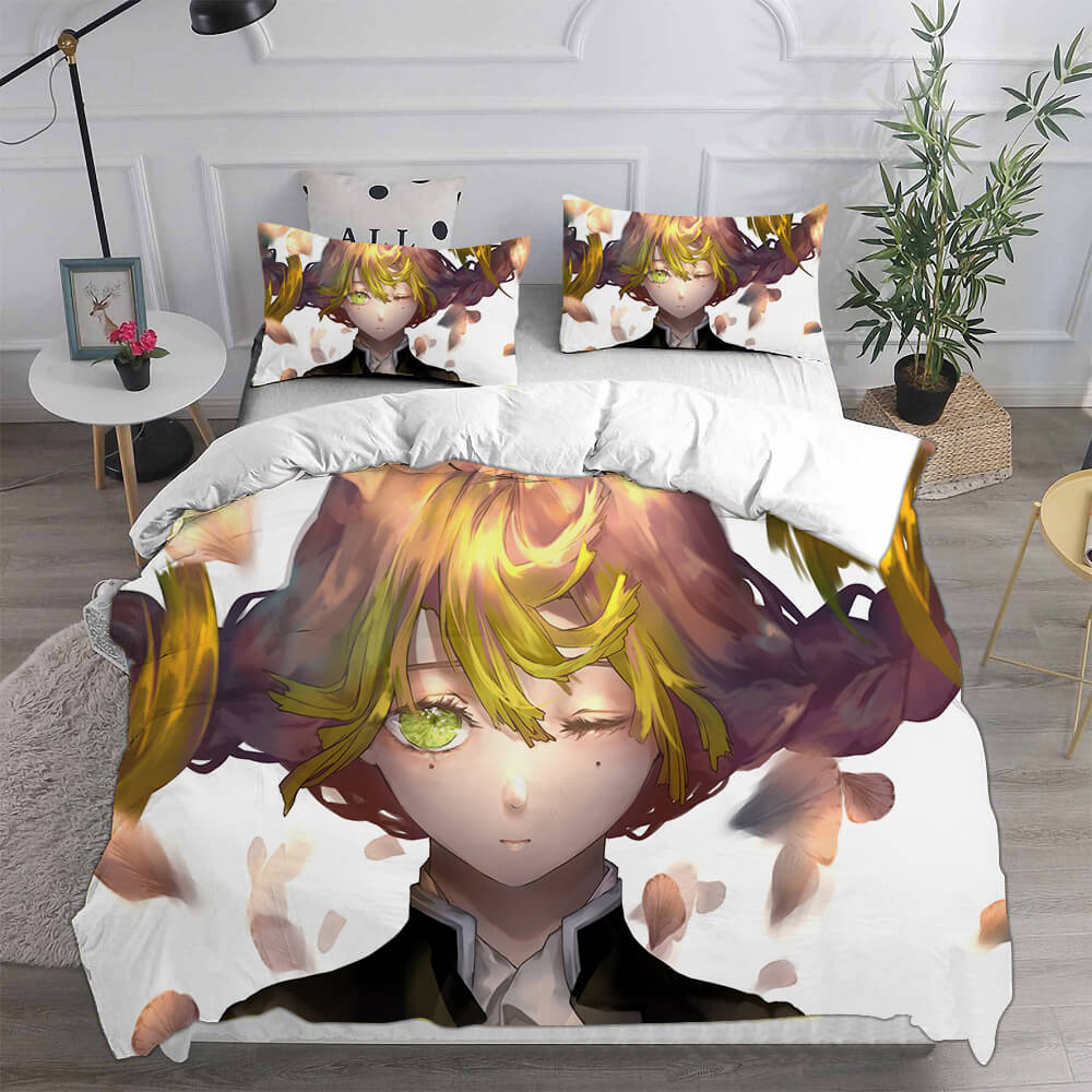 Demon Slayer Kimetsu no Yaiba Bedding Set Duvet Covers Quilt Bed Sets (Online Order Only)