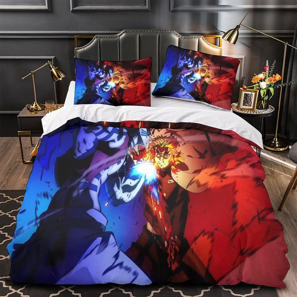 Demon Slayer Kimetsu no Yaiba Bedding Set Quilt Duvet Cover Without Filler (Online Order Only)