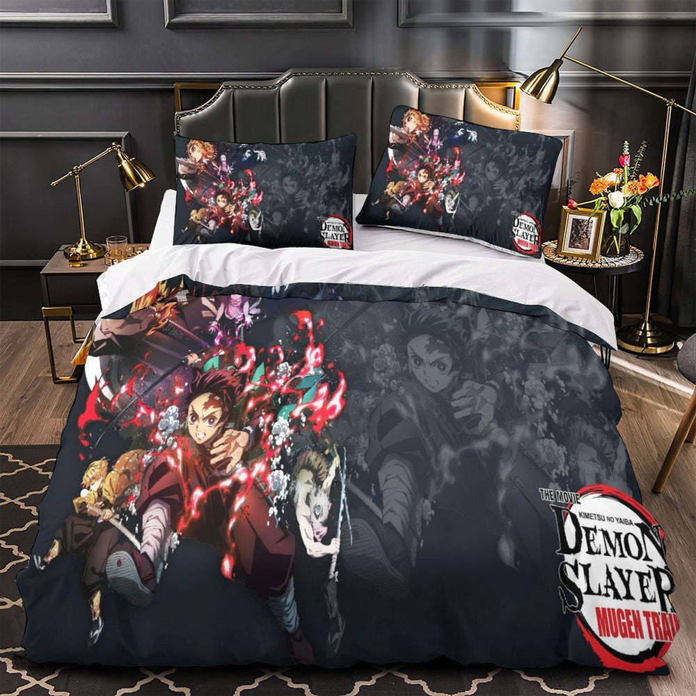 Demon Slayer Kimetsu no Yaiba Bedding Set Quilt Duvet Cover Without Filler (Online Order Only)