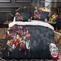 Demon Slayer Kimetsu no Yaiba Bedding Set Quilt Duvet Cover Without Filler (Online Order Only)