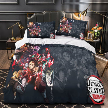 Demon Slayer Kimetsu no Yaiba Bedding Set Quilt Duvet Cover Without Filler (Online Order Only)