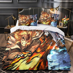 Demon Slayer Kimetsu no Yaiba Bedding Set Quilt Duvet Cover Without Filler (Online Order Only)