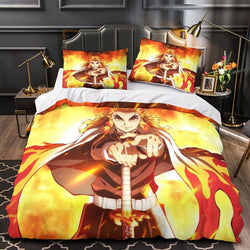 Demon Slayer Kimetsu no Yaiba Bedding Set Quilt Duvet Cover Without Filler (Online Order Only)