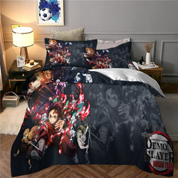 Demon Slayer Kimetsu no Yaiba Bedding Set Quilt Duvet Cover Without Filler (Online Order Only)