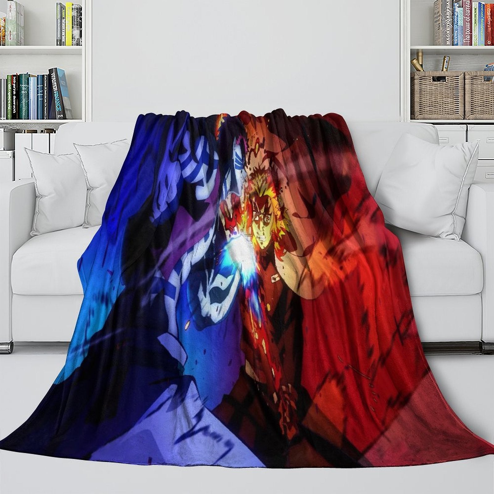 Demon Slayer Kimetsu no Yaiba Blanket Flannel Throw Room Decoration (Online Order Only)