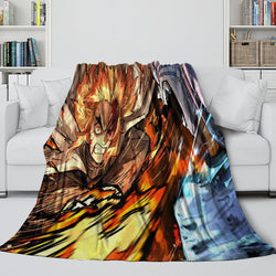 Demon Slayer Kimetsu no Yaiba Blanket Flannel Throw Room Decoration (Online Order Only)