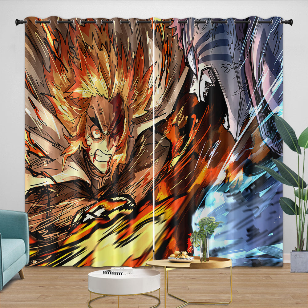 Demon Slayer Kimetsu no Yaiba Curtains Blackout Window Drapes Room Decoration (Online Order Only)
