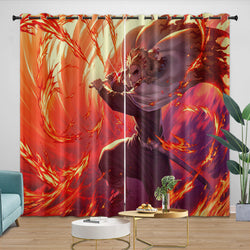 Demon Slayer Kimetsu no Yaiba Curtains Blackout Window Drapes Room Decoration (Online Order Only)