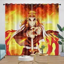 Demon Slayer Kimetsu no Yaiba Curtains Blackout Window Drapes Room Decoration (Online Order Only)