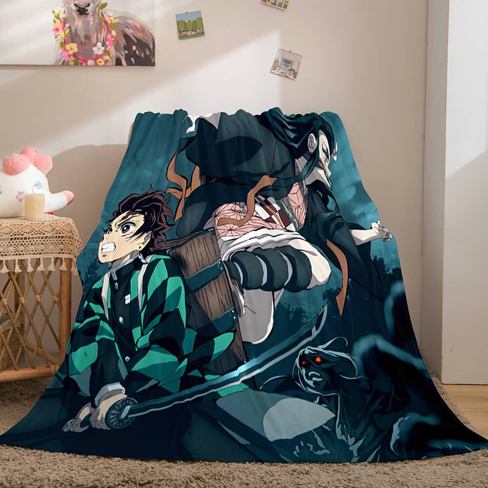 Demon Slayer Flannel Fleece Blanket (Online Order Only)