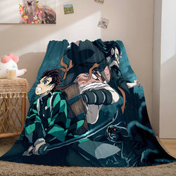 Demon Slayer Flannel Fleece Blanket (Online Order Only)