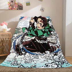 Demon Slayer Flannel Fleece Blanket (Online Order Only)