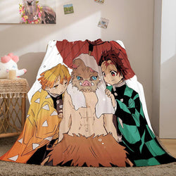 Demon Slayer Flannel Fleece Blanket (Online Order Only)