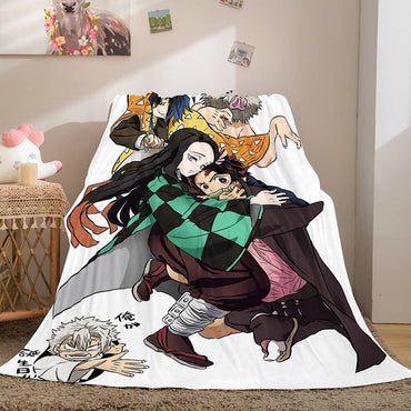 Demon Slayer Flannel Fleece Blanket (Online Order Only)