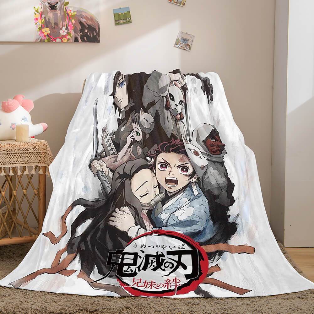 Demon Slayer Flannel Fleece Blanket (Online Order Only)