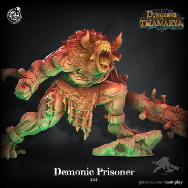 3D Printed Cast n Play Demonic Prisoner Dungeons of Thamarya Set 28mm 32mm D&D (Online Only)