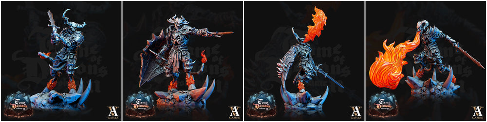 3D Printed Archvillain Games Tome of Demons Vol. II - Demonskulls 28mm 32mm D&D (Online Only)