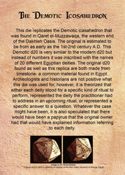 PRE-ORDER || Demotic Limestone 30mm d20
