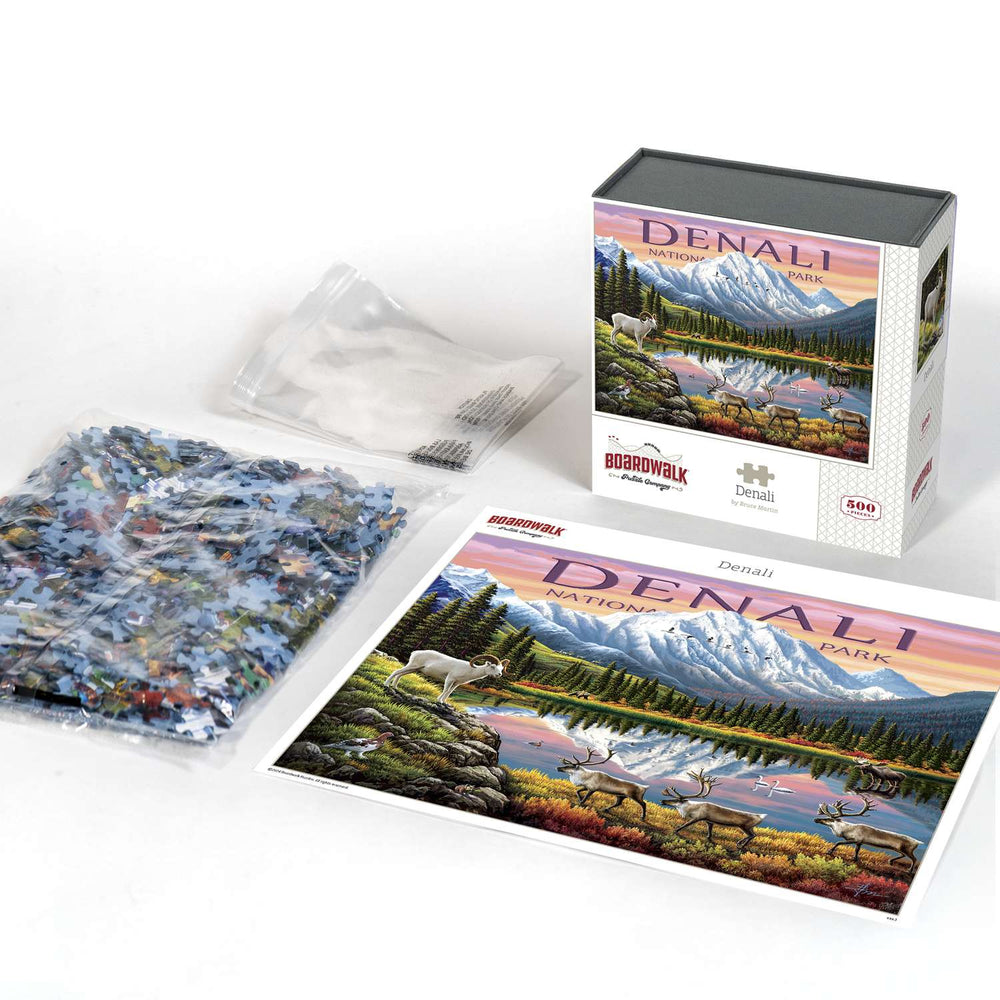 Denali National Park 500 Piece Jigsaw Puzzle Boardwalk (ONLINE ORDER ONLY)