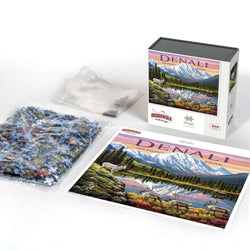 Denali National Park 500 Piece Jigsaw Puzzle Boardwalk (ONLINE ORDER ONLY)