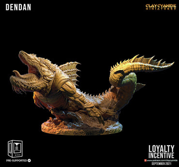 3D Printed Clay Cyanide Dendan 28 32 mm D&D (Online Only)