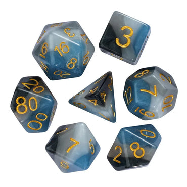Denim Swirls RPG Dice Set (ONLINE ORDER ONLY)