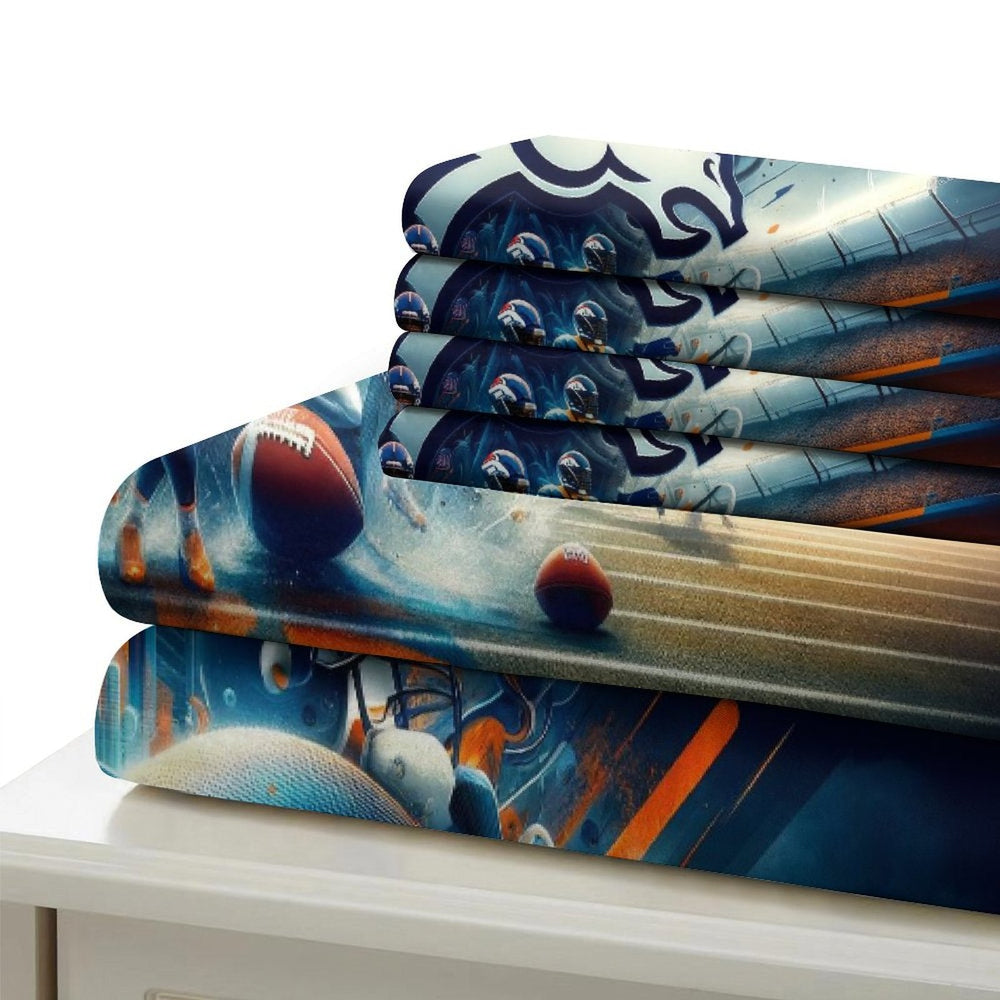Denver Broncos Bedding Set Duvet Cover Without Filler (Online Order Only)