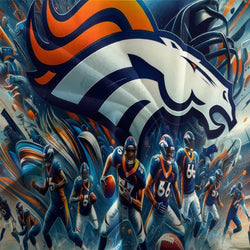 Denver Broncos Bedding Set Duvet Cover Without Filler (Online Order Only)