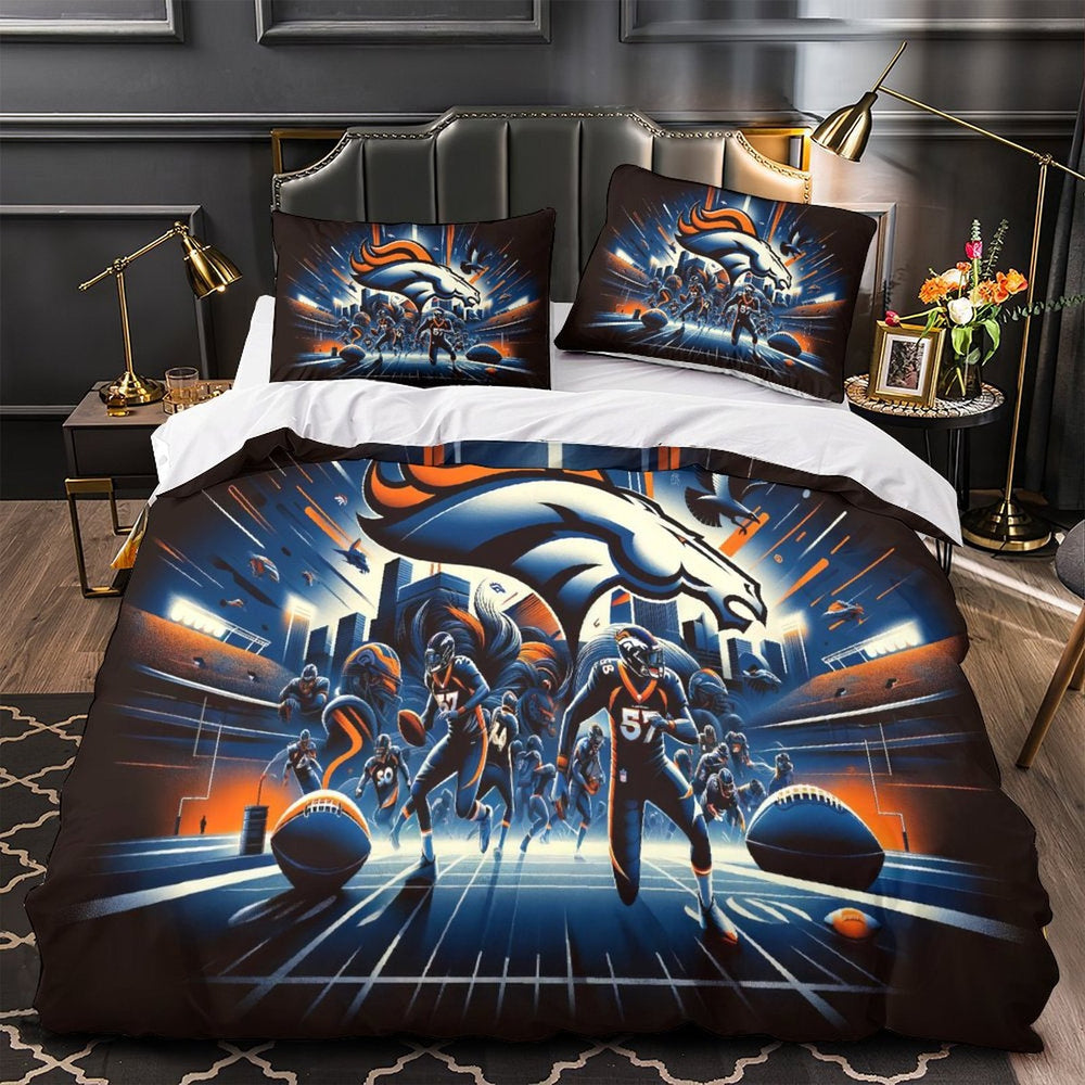 Denver Broncos Bedding Set Duvet Cover Without Filler (Online Order Only)