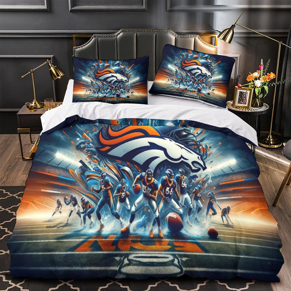 Denver Broncos Bedding Set Duvet Cover Without Filler (Online Order Only)