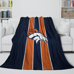 Denver Broncos Blanket Flannel Fleece Throw Room Decoration (Online Order Only)