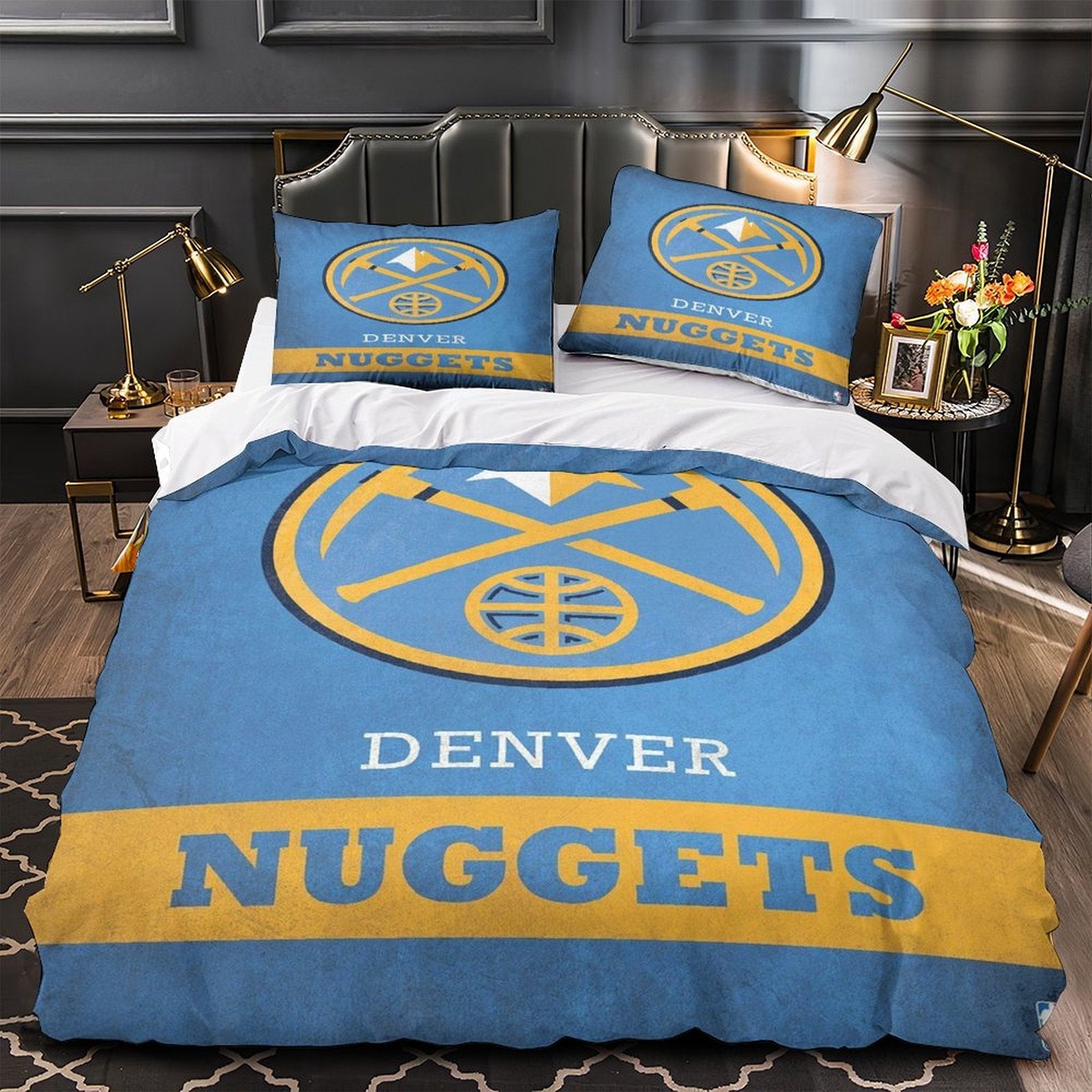 Denver Nuggets Bedding Set Duvet Cover Without Filler (Online Order Only)