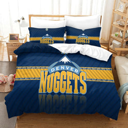 Denver Nuggets Bedding Set Duvet Cover Without Filler (Online Order Only)