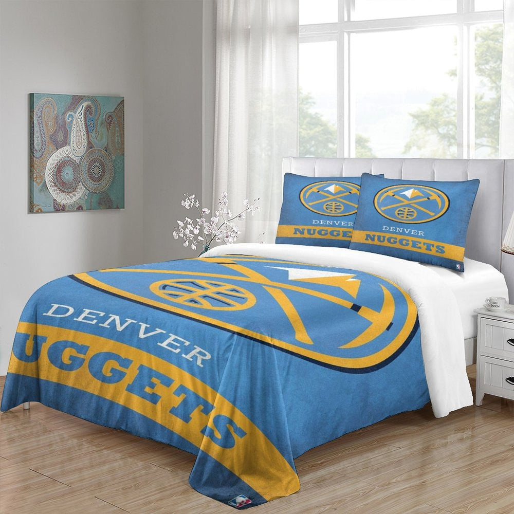 Denver Nuggets Bedding Set Duvet Cover Without Filler (Online Order Only)