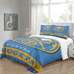 Denver Nuggets Bedding Set Duvet Cover Without Filler (Online Order Only)