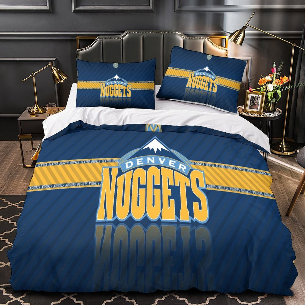 Denver Nuggets Bedding Set Duvet Cover Without Filler (Online Order Only)