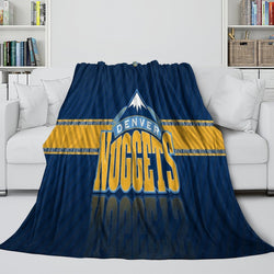 Denver Nuggets Blanket Flannel Fleece Throw Room Decoration (Online Order Only)