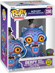 Funko Pop! Animation KPop Demon Hunters Vinyl Figure #2260 Derpy With Sussie Glow-in-the-Dark with Funko Protector (ONLINE ORDER ONLY)