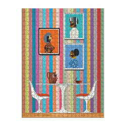 Derrick Adams x DreamYard 500 Piece Double-Sided Jigsaw Puzzle Galison (ONLINE ORDER ONLY)