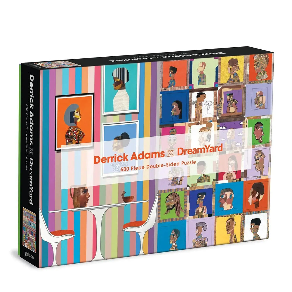Derrick Adams x DreamYard 500 Piece Double-Sided Jigsaw Puzzle Galison (ONLINE ORDER ONLY)