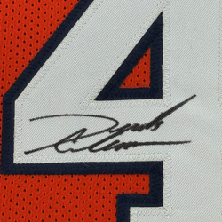 Framed Autographed/Signed Derrick Coleman 35x39 Syracuse Orange College Basketball Jersey Beckett BAS COA
