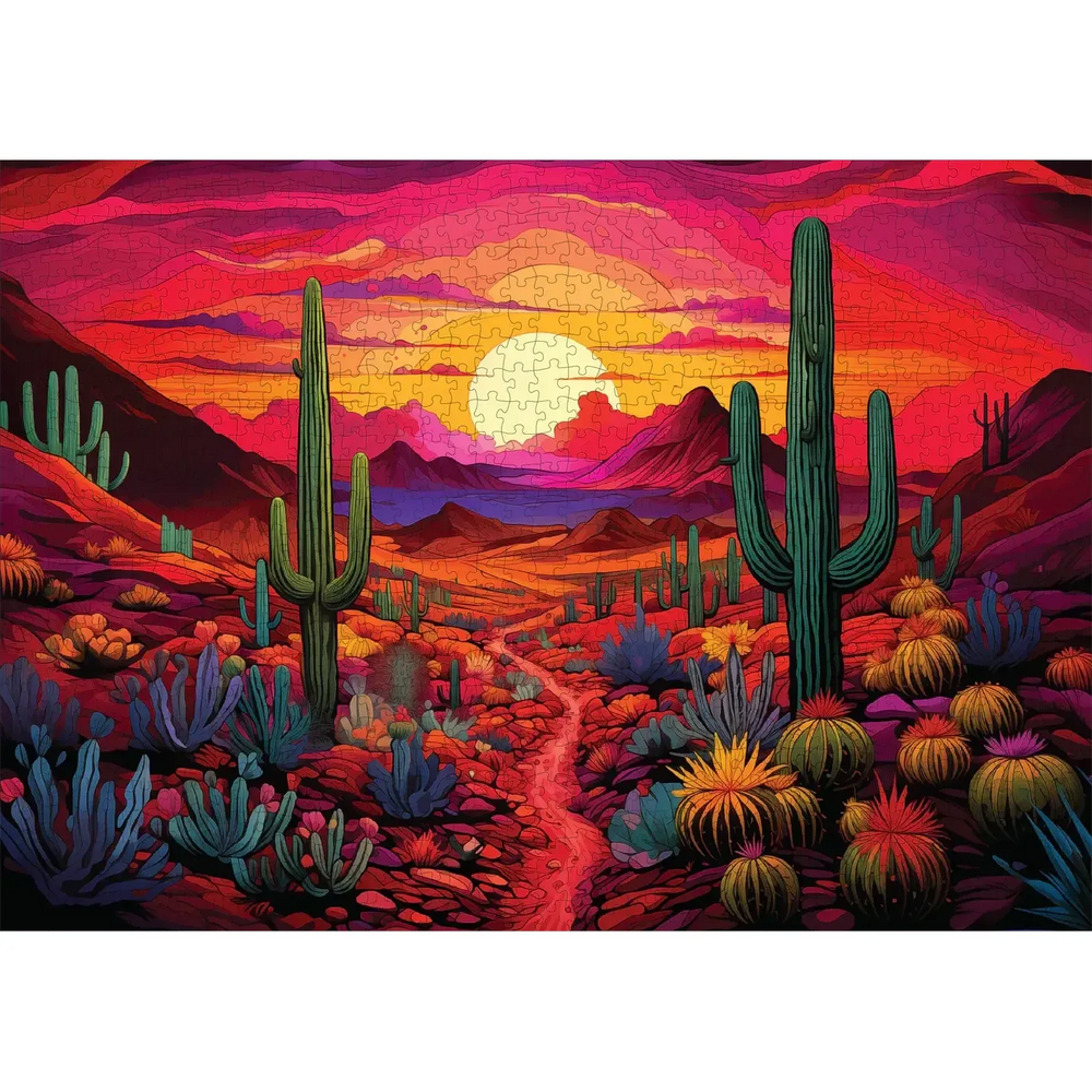 Desert Daze 1000 Piece Jigsaw Puzzle Trippy (ONLINE ORDER ONLY)